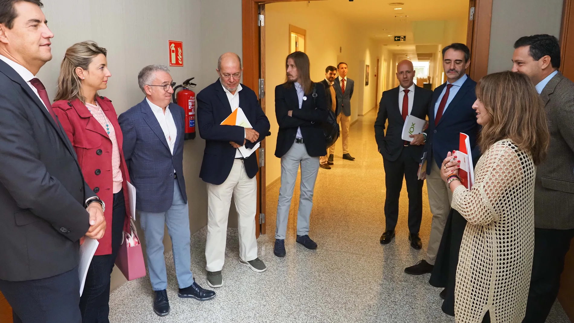 Reunión de la Junta de Portavoces de las Cortes
