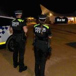 Agentes de la Policía Local de Calella