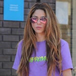 Singer Shakira in Barcelona .