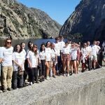 La presa salmantina de Aldeadávila, propiedad de Iberdrola, ha sido elegida por los mejores estudiantes de ingeniería del proyecto europeo Greenpeg para aprender de primera mano cómo se genera la energía hidroeléctrica