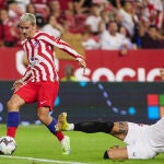 Antoine Griezmann con el Atlético de Madrid.