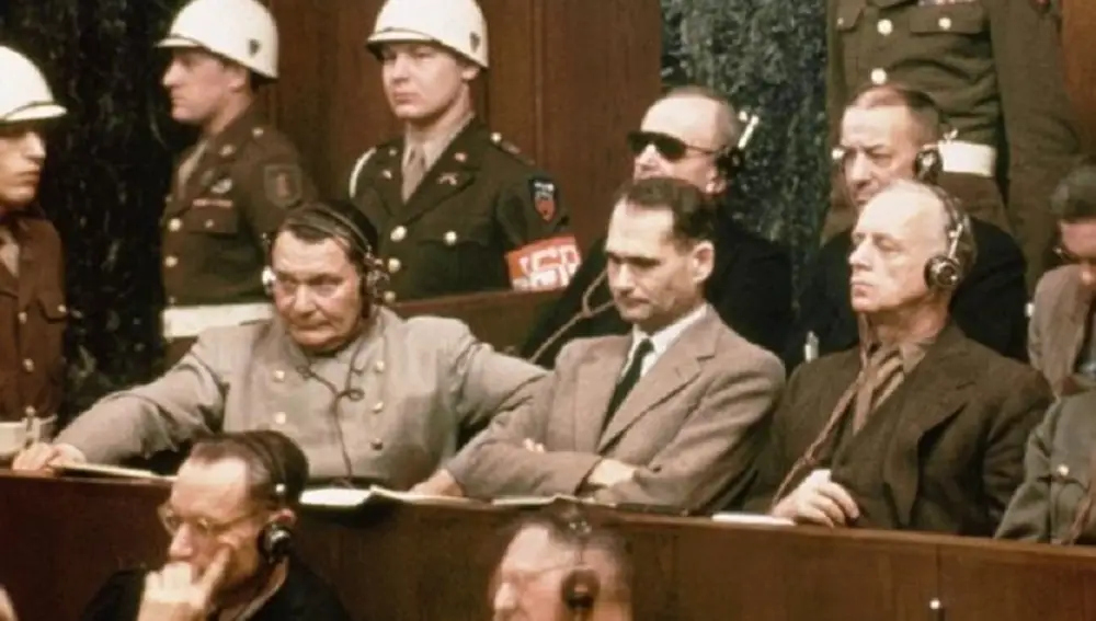 Jerarcas nazis acusados en los Juicios de Núremberg