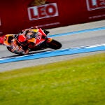 Marc Márquez, en una curva del circuito de Buriram