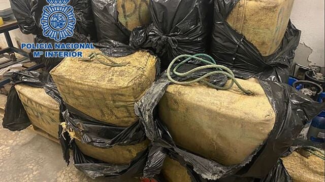 La droga intervenida. POLICÍA NACIONAL