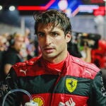 Carlos Sainz, después de la carrera en Marina Bay