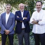 Víctor Sendra, Juan Roig y Miguel Martí