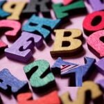 Imagen de recurso de letras del Abecedario español.