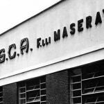 Fachada de la icónica fábrica de Maserati