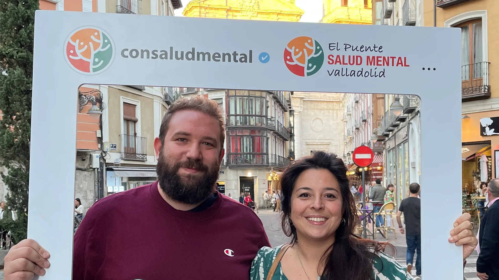 La Plaza Mayor, Fuente Dorada, los aledaños de la catedral, los campos de Pepe Rojo… han sido testigos, este fin de semana, de simbólicos post para sensibilizar sobre salud mental