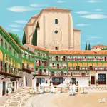 Ilustración de Chinchón dentro de la campaña Villas de Madrid