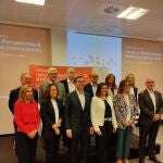 Los expertos durante la inauguración del XVIII Seminario Industria Farmacéutica & Medios de Comunicación
