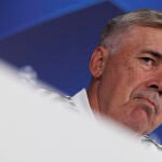 Carlo Ancelotti, en una conferencia de Prensa