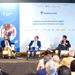 Los presidentes de las tres diputaciones provinciales participaron en el debate