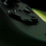 Detalle de la videoconsola portátil Razer Edge 5G.