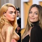Cara Delevingne y Margot Robbie, en un collage de La Razón