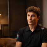 Marc Márquez, durante una entrevista