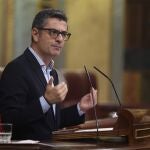 El ministro de la Presidencia, Relaciones con las Cortes y Memoria Democrática, Félix Bolaños