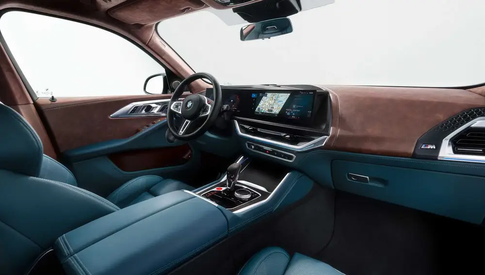 Interior del BMW XM.