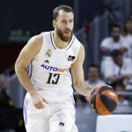 Sergio Rodríguez, en uno de los primeros partidos de esta temporada
