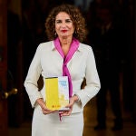 La ministra de Hacienda, María Jesús Montero, a su llegada al Congreso