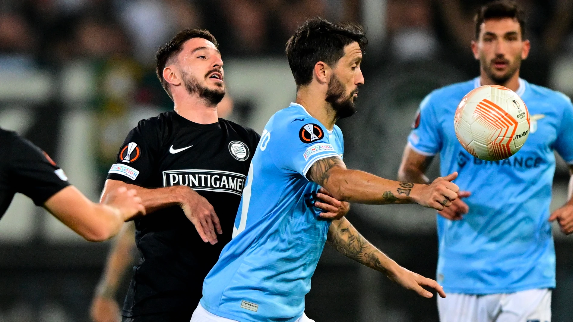 Luis Alberto con la Lazio.