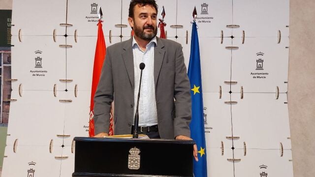 El concejal de Podemos en el Ayuntamiento de Murcia, Ginés Ruiz