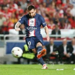 Leo Messi en su último partido con el PSG
