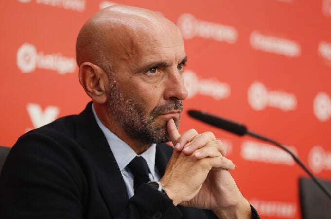 Monchi, director deportivo del Sevilla. EFE/José Manuel Vidal