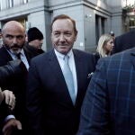 Kevin Spacey, a su llegada al tribunal federal de Nueva York