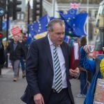 Conor Burns fue un estrecho colaborador del ex "premier" Boris Johnson