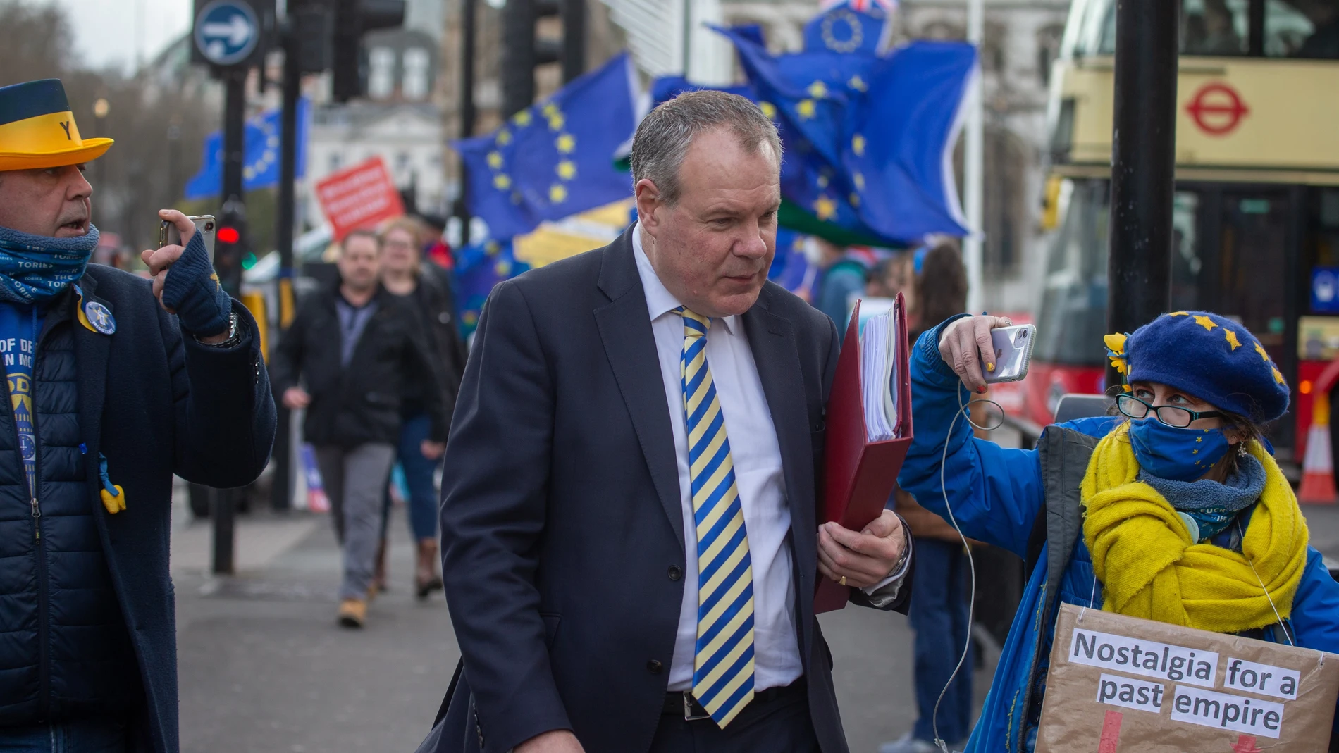 Conor Burns fue un estrecho colaborador del ex "premier" Boris Johnson