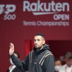 Nick Kyrgios durante su último partido
