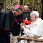 El Papa Francisco recibió al cardenal Álvaro Chordi Miranda