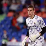 Lunin defenderá la portería del Real Madrid en el Clásico