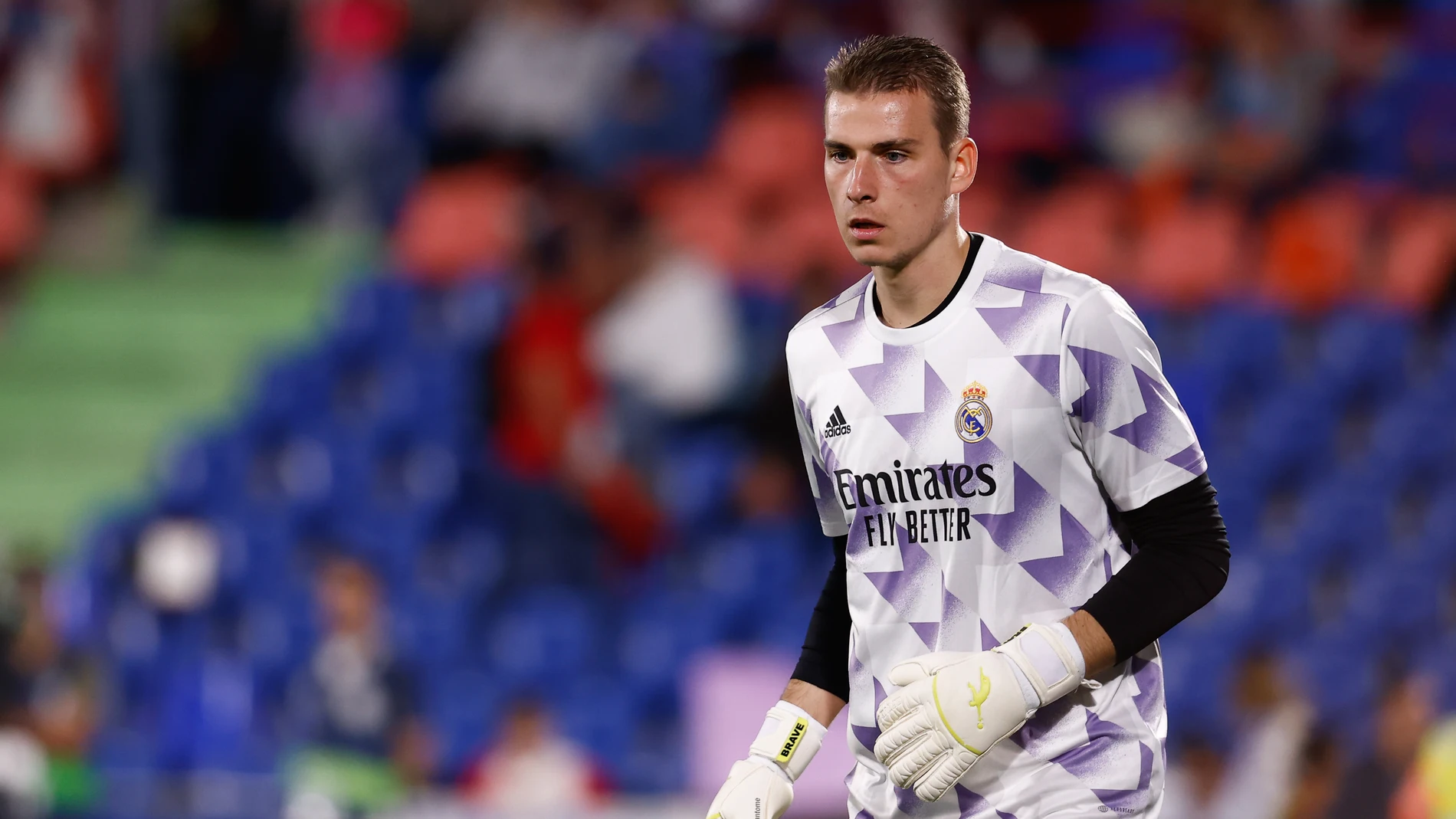 Lunin defenderá la portería del Real Madrid en el Clásico