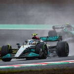 Hamilton en el Gran Premio de Japón