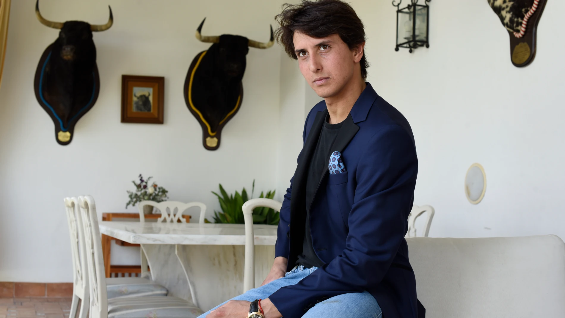 Roca Rey, en su casa de Gerena, Sevilla