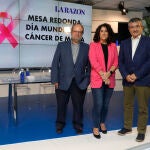 De izquierda a derecha: Ignacio Chacón, Paula González y Rafael López