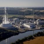 Planta nuclear de Nrckarwestheim en Neckarwestheim, Alemania