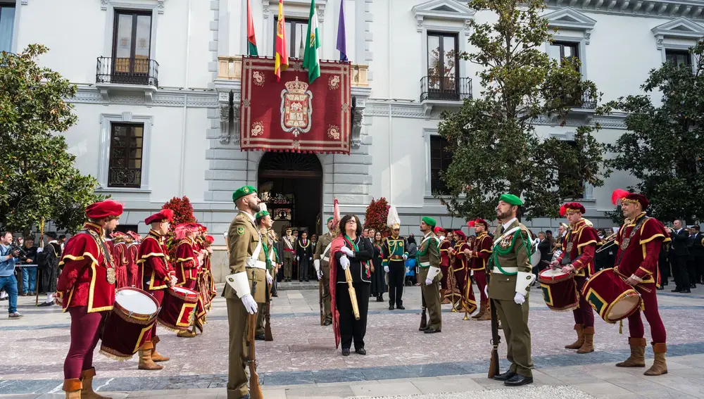 Celebración del Día de la Hispanidad en Granada. EFE/ Miguel Ángel Molina