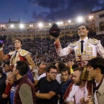 Corrida de la Hispanidad en Las Ventas. Alejandro Talavante, Roca Rey y Francisco de Manuel, Puerta grande para Roca Rey Francisco de Manuel.