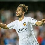 Nico González con el Valencia.