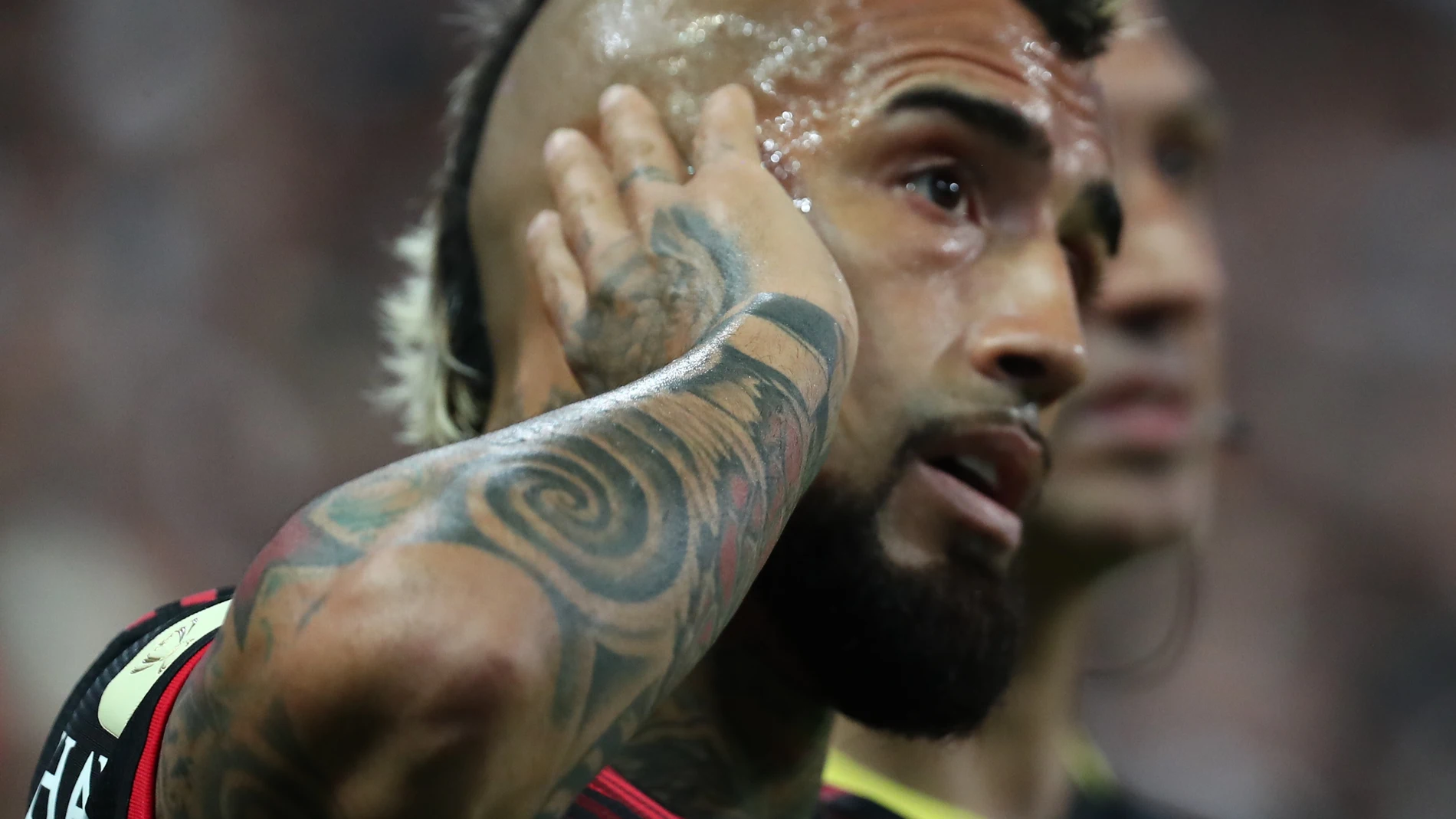 Arturo Vidal con el Flamengo.