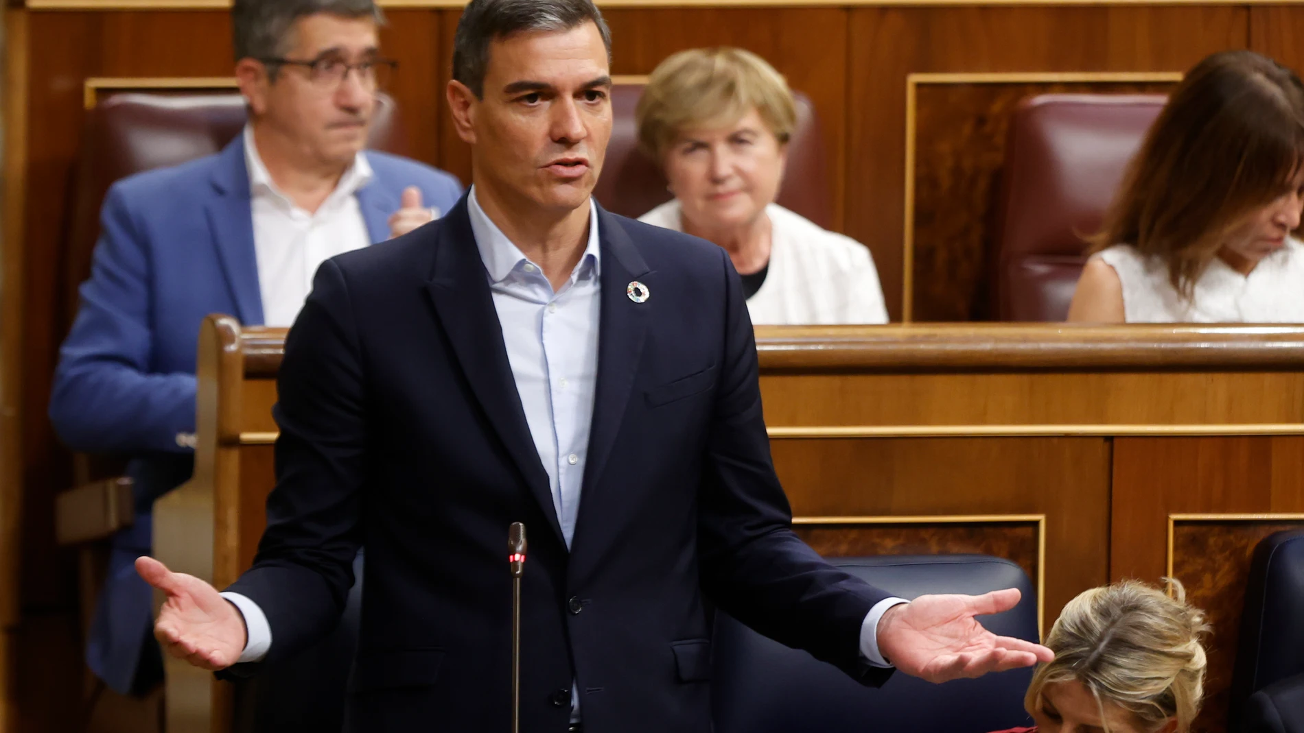 Pedro Sánchez, el jueves en el Congreso