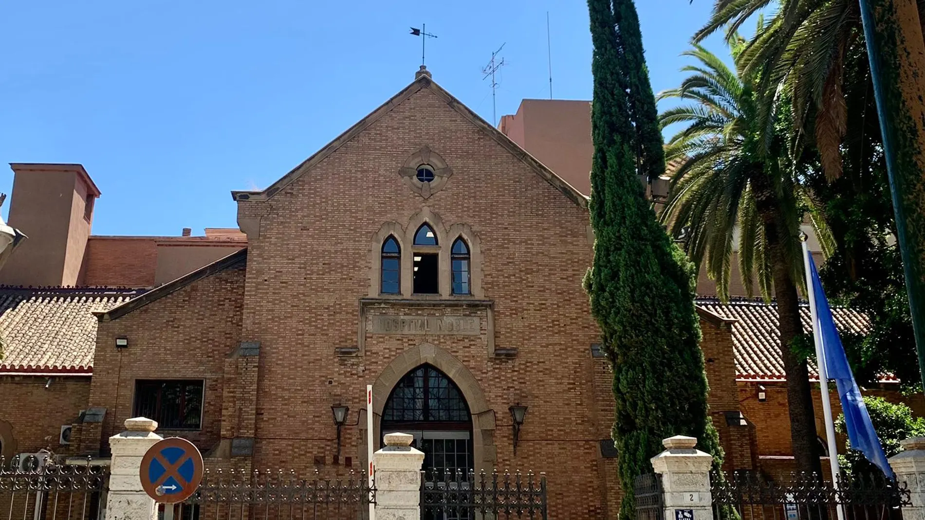 El edificio del Hospital Noble de Málaga acoge la Casa de las Naciones Unidas