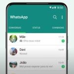 Captura de la interfaz principal de WhatsApp