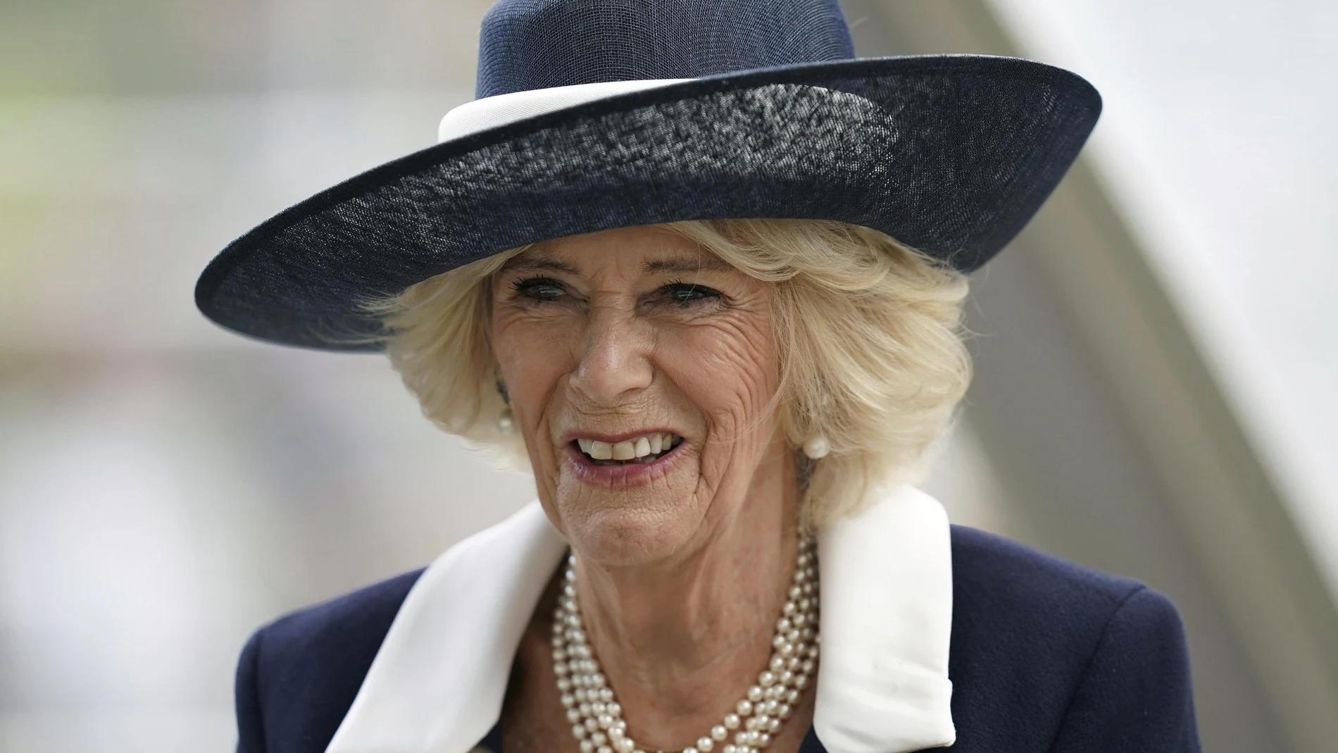 La Reina Camilla, en Ascot. AP
