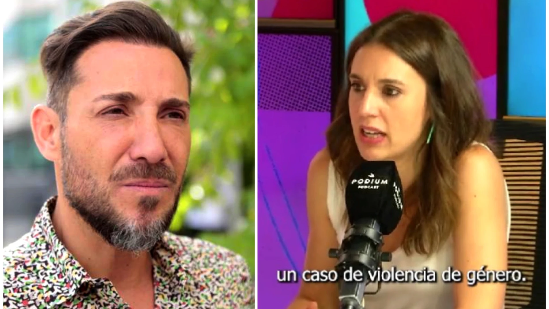 Antonio David e Irene Montero