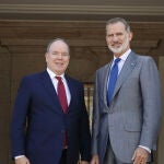 El Rey Don Felipe VI y el príncipe Alberto de Mónaco