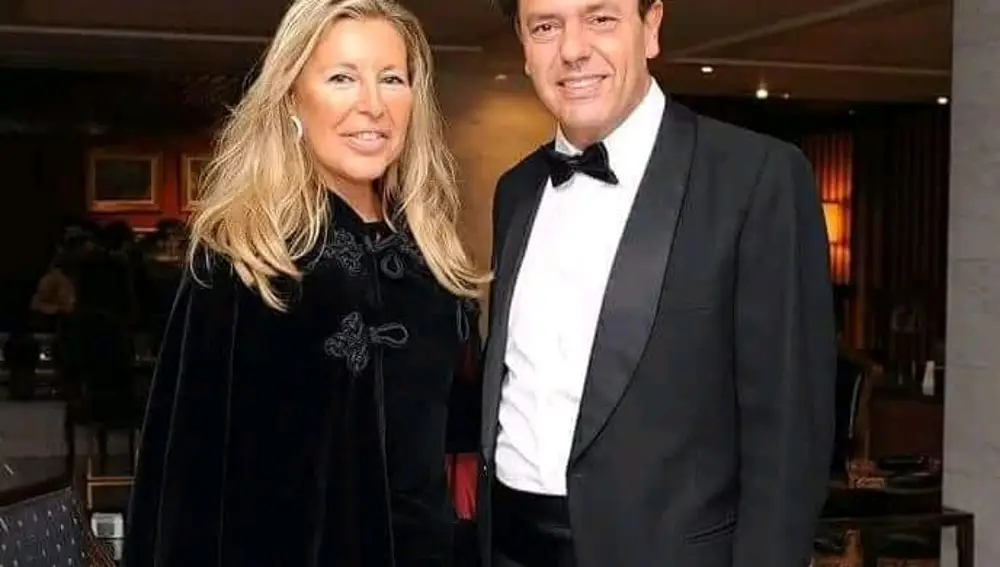 Sofía de Borbón y Mateos con Augusto Ferrer-Dalmau